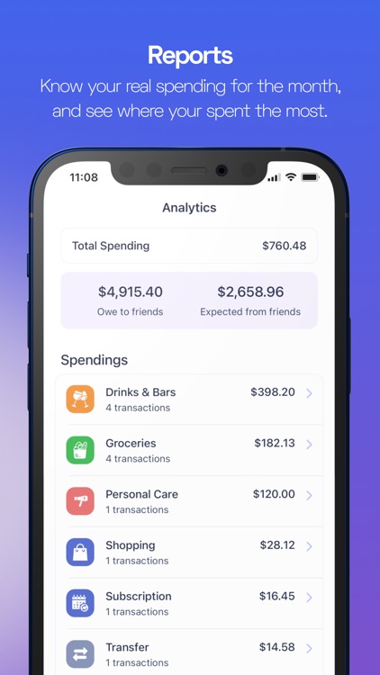 Luna: Split Bills & Expenses screenshot-5