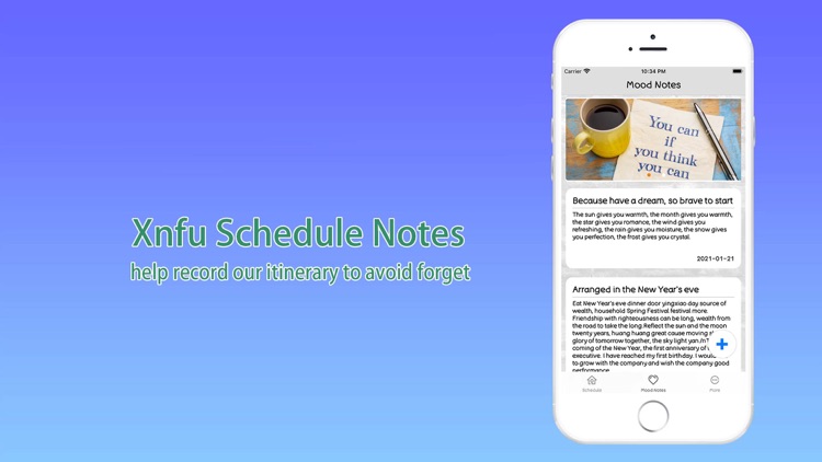 Xnfu Schedule Notes