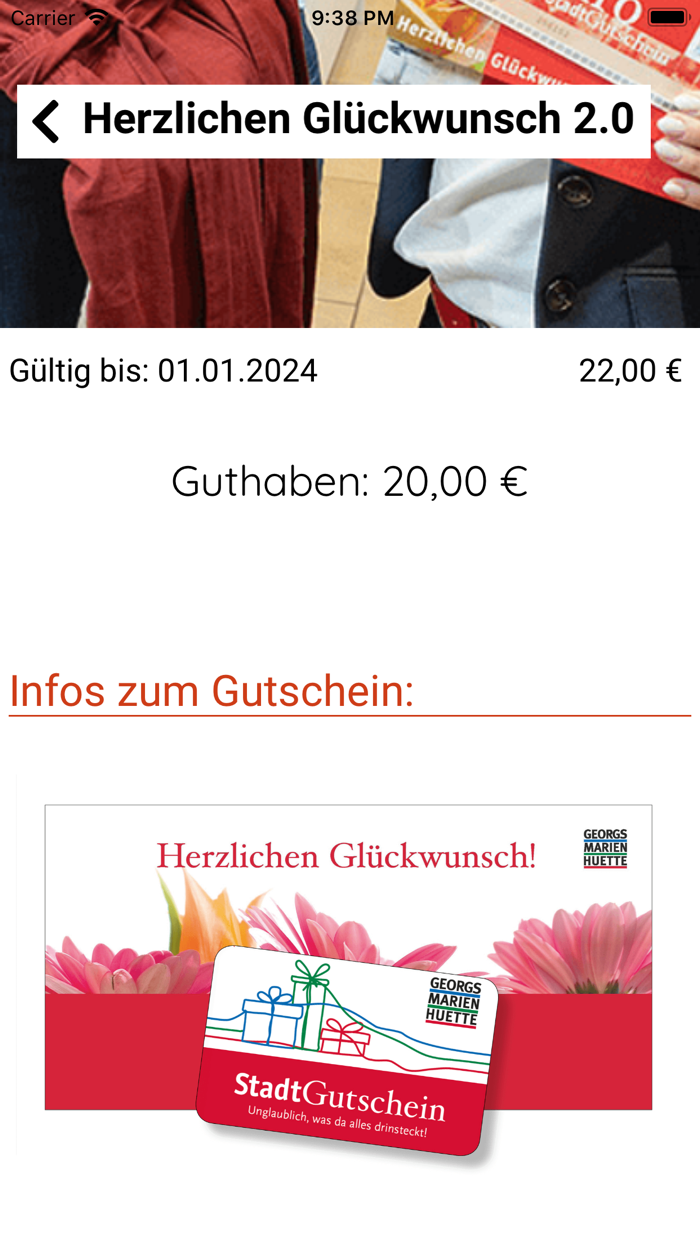 StadtGutschein GMHütte