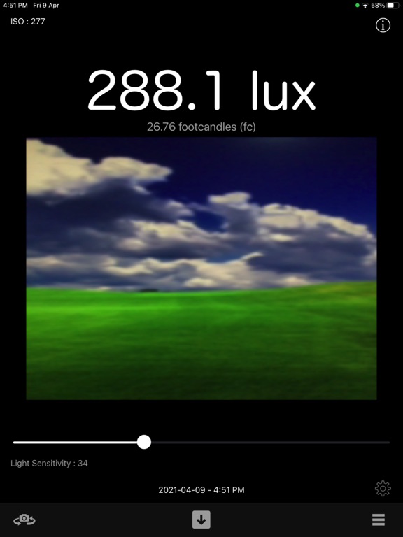 Light Meter - Brightness Calc screenshot 3