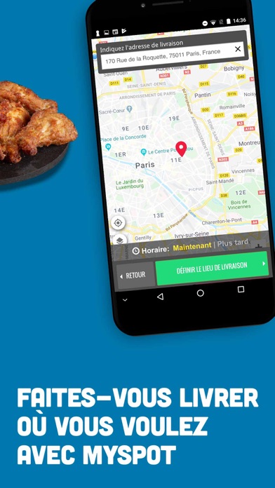Domino’s Pizza France iphone captures décran