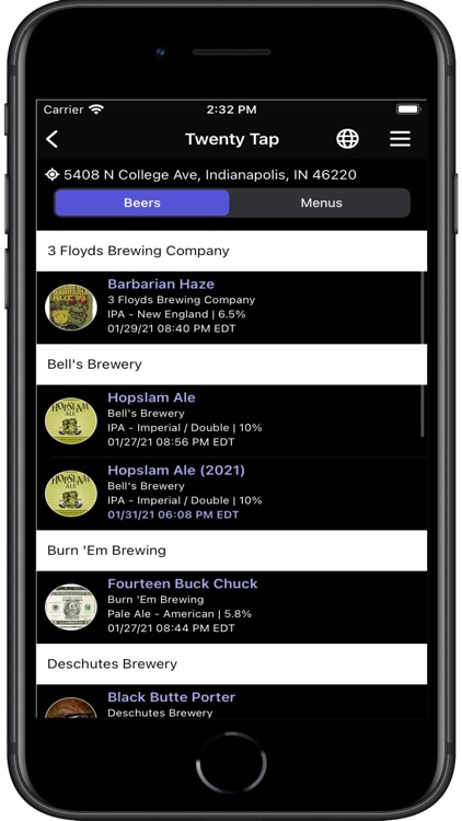 TappedIn - Beer Menus