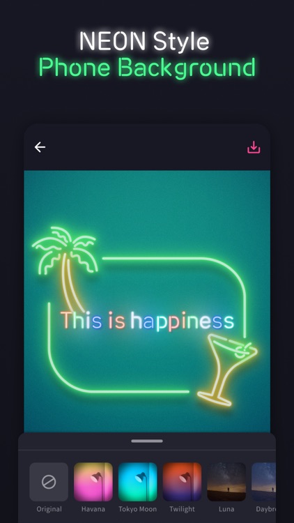 NEON GIF+TEXT Video Effects screenshot-4