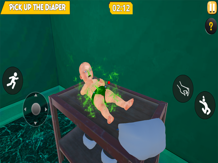 Scary Baby in Yellow 3D