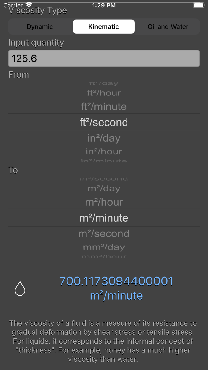 Viscosity Conversion