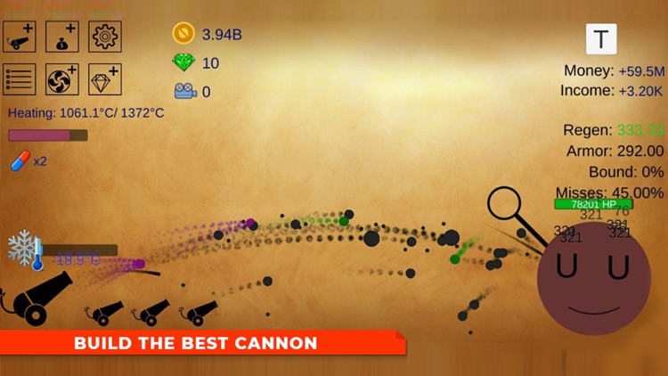 Cannon clicker: boom upgrade!