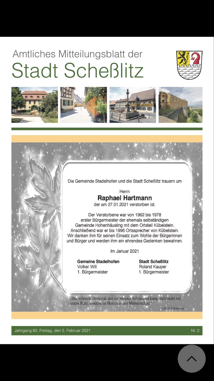 Scheßlitzer Anzeiger