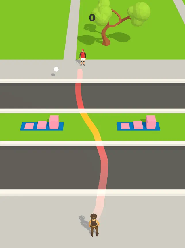 Balling Across, game for IOS