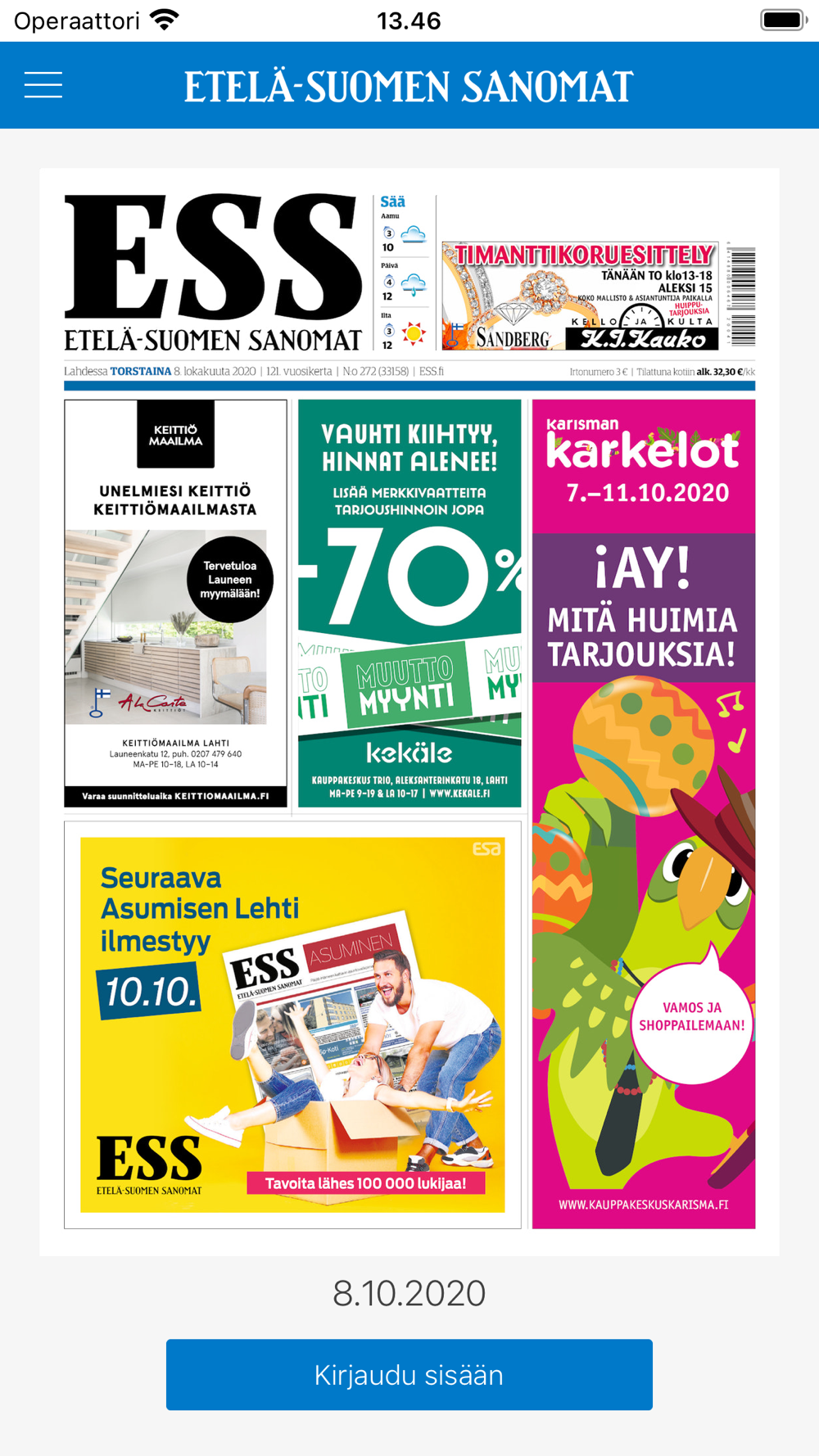 ESS – Etelä-Suomen Sanomat Free Download App for iPhone 