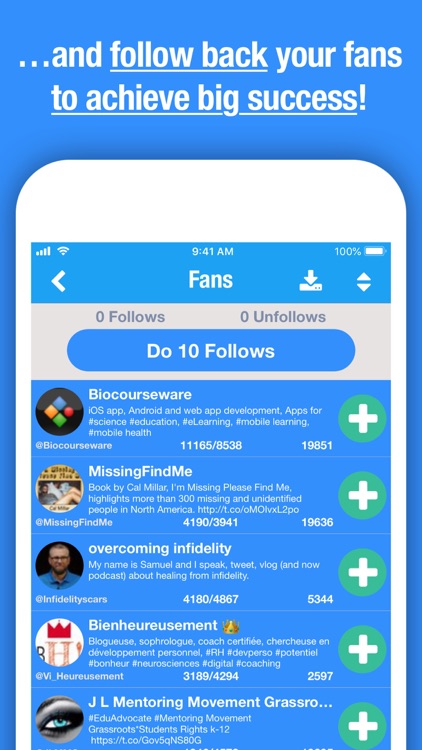 Still Followers for Twitter