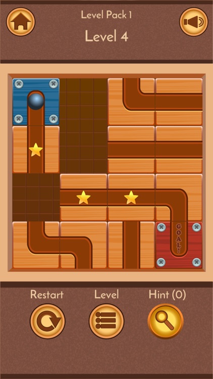 Save The Ball, Wooden Maze screenshot-4