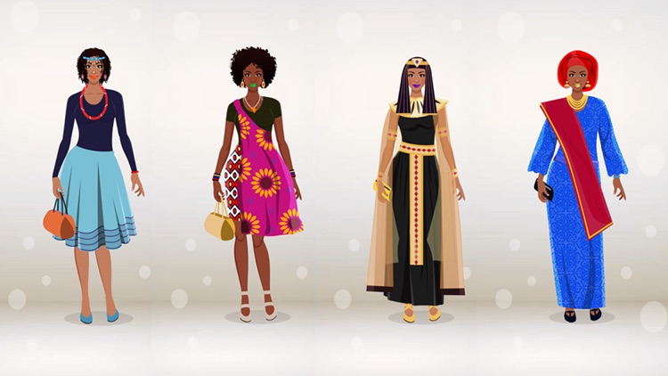 African Fashion Dress Up Game