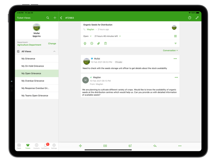 CM Helpline Officers