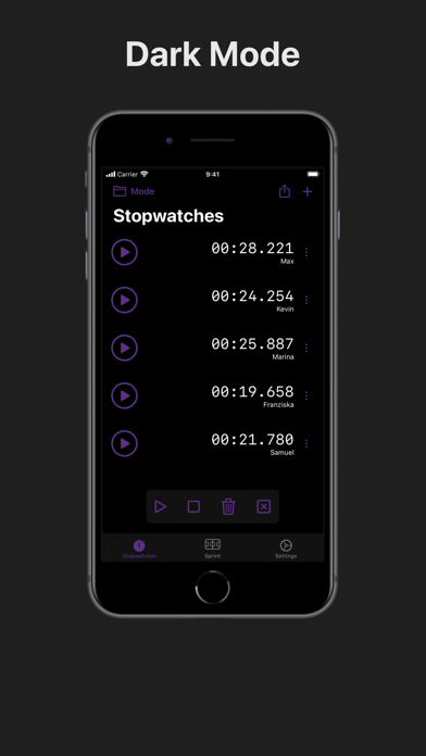 Screenshot of Multi-Stopwatch7