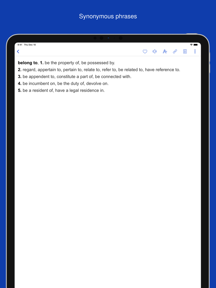 English paraphrases for TOEFL