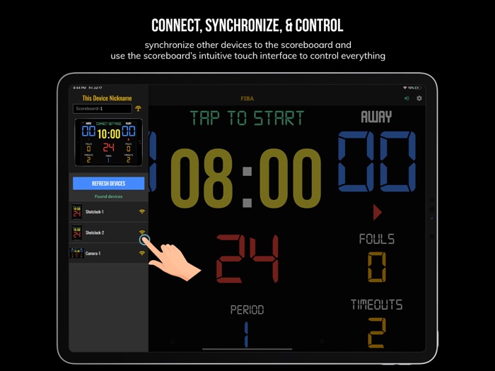 BT Scoreboard - Basketball