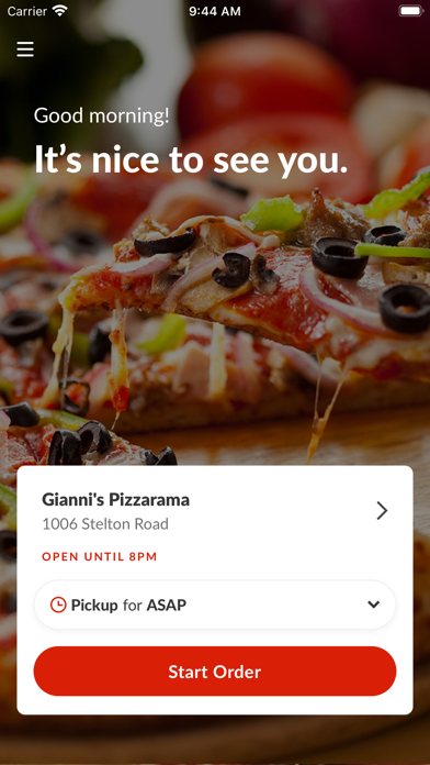 How to cancel & delete Gianni's Pizzarama from iphone & ipad 2