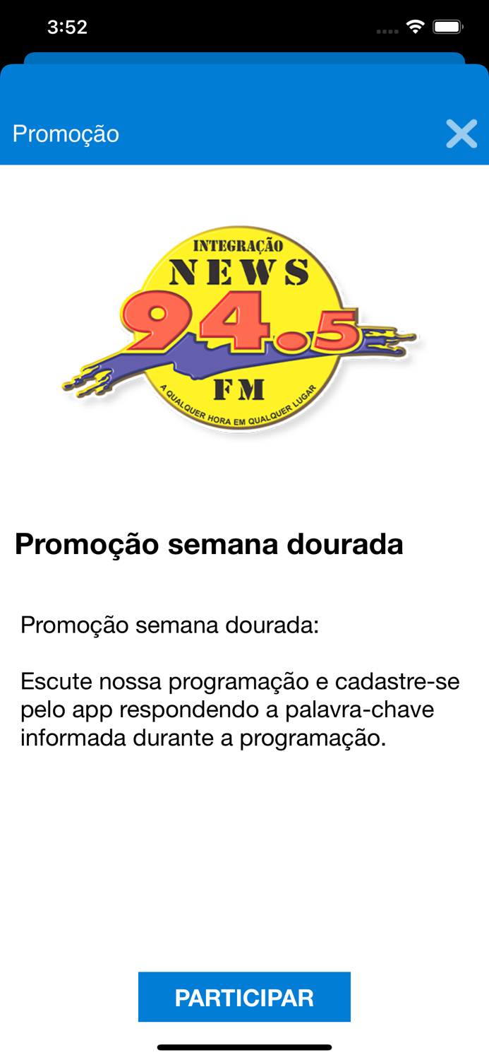 Integração News FM.