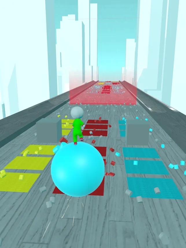 Big Ball Runner, game for IOS