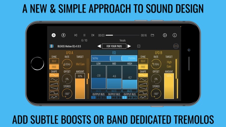 BLEASS Motion EQ AUv3 Plugin