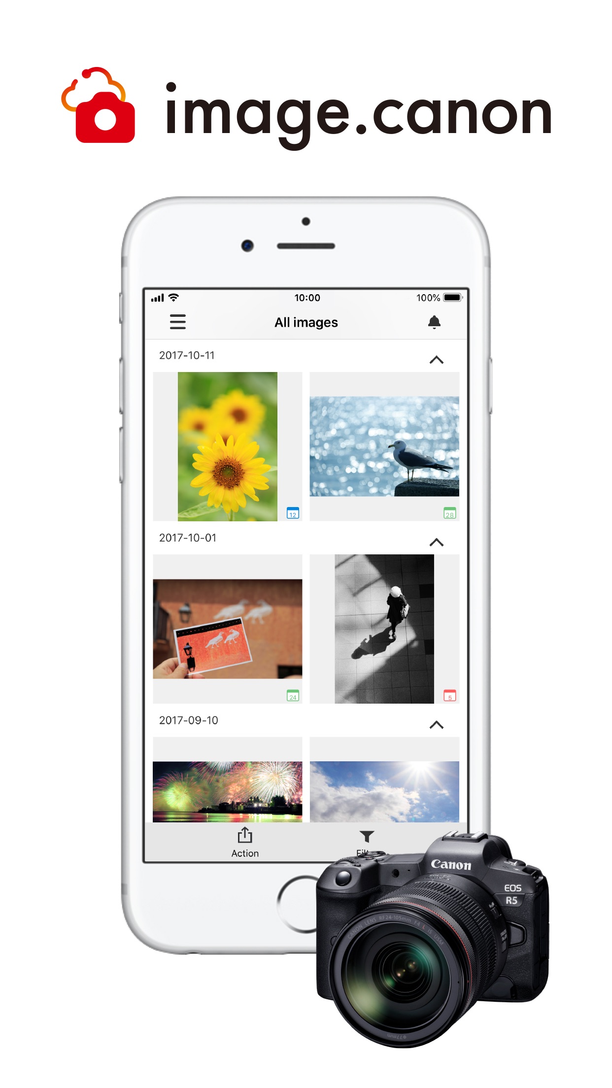 Screenshot do app image.canon