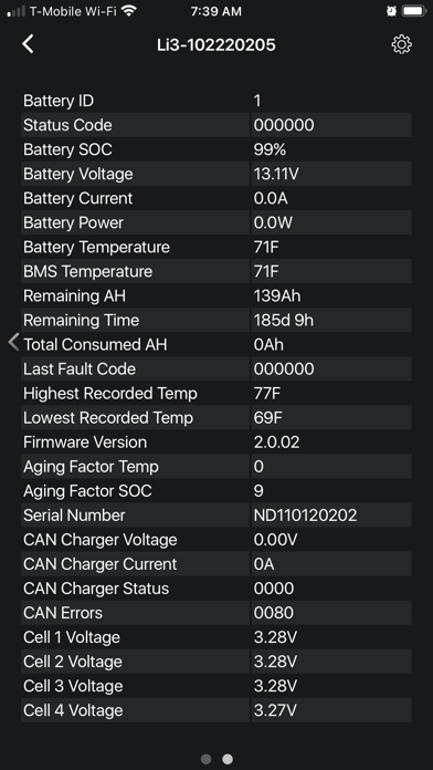 Lithionics Battery Monitor screenshot 3