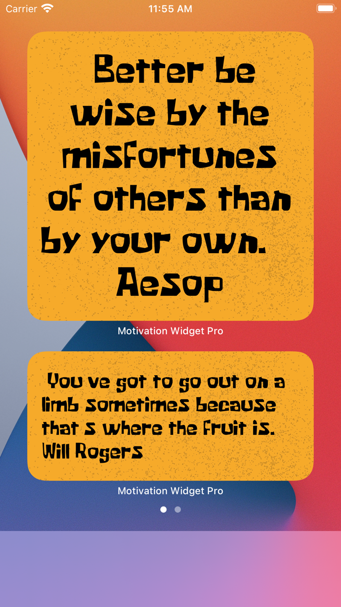 Motivation Widget Daily Quote