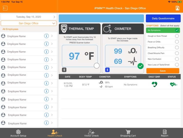 iPIMM Health Check