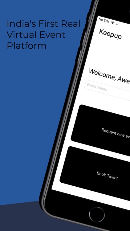 KeepUp: Virtual Event Platform