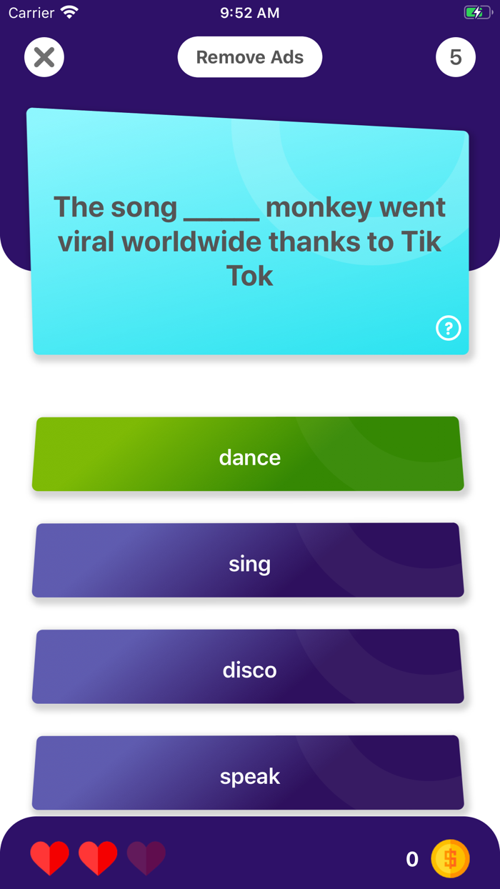 TikQuiz - Guess the Trend