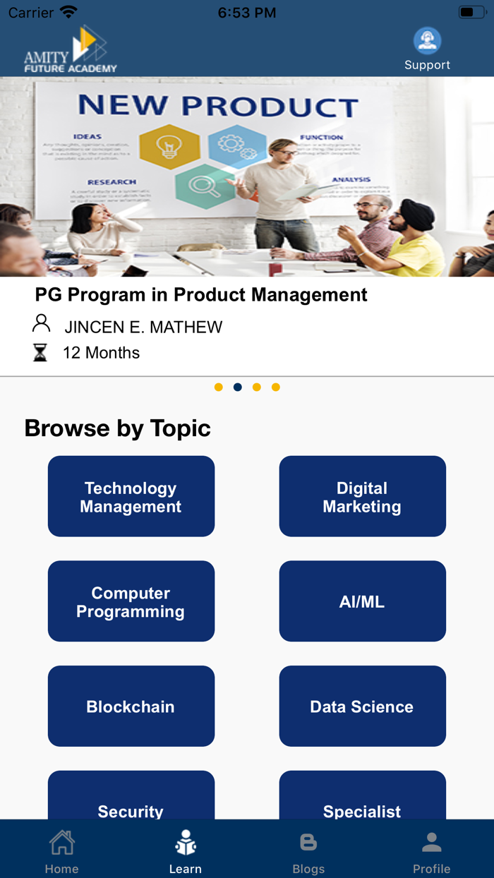 Amity Future Academy App