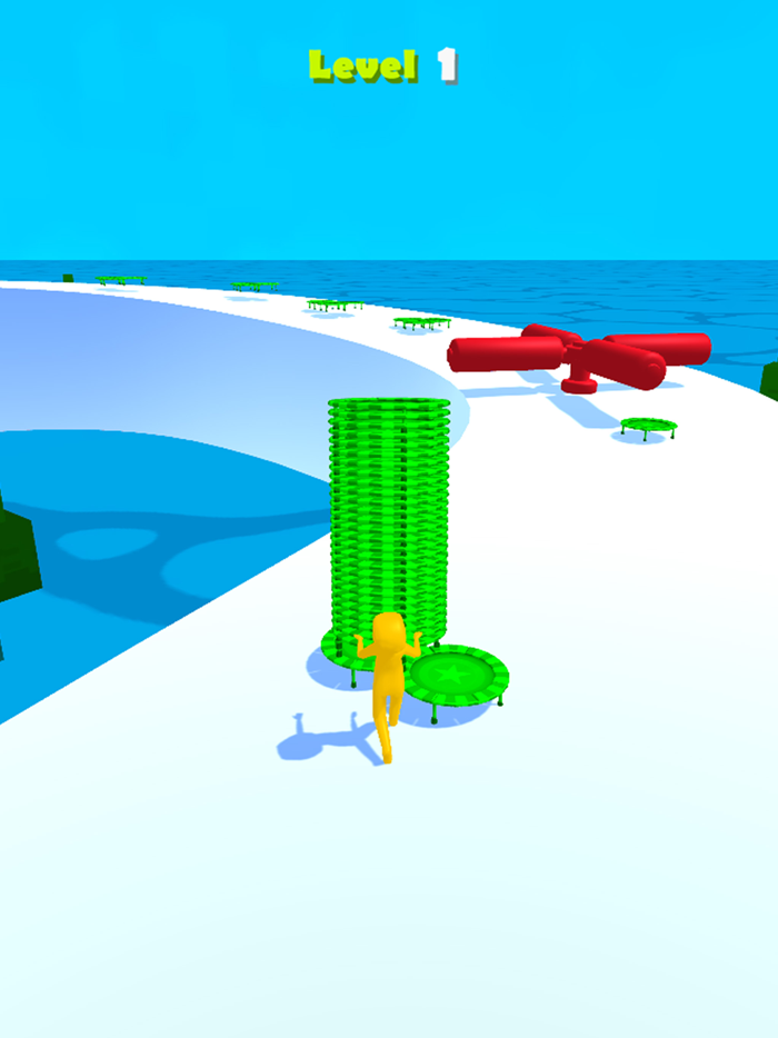 stack Trampoline jump