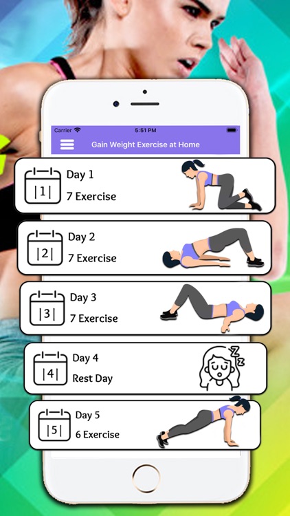 Gain Weight Exercise at Home