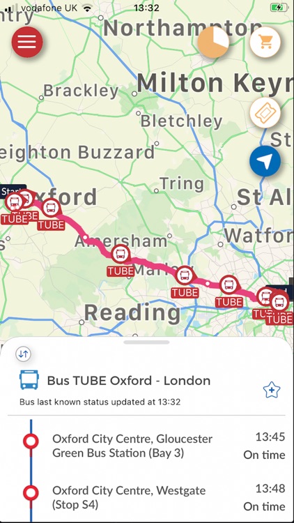 oxford tube plan a journey
