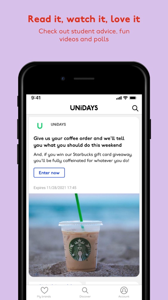 UNiDAYS Student Offers App for iPhone Free Download UNiDAYS Student