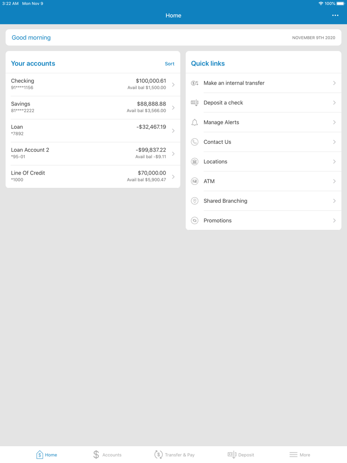 E-Central Credit Union Mobile