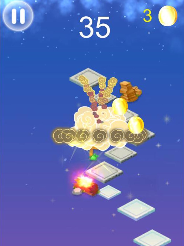 指尖跳一跳：精灵冲刺