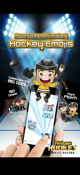 Game screenshot Pittsburgh Hockey Emojis mod apk