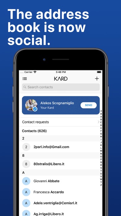 KARD - The Contact Book screenshot 3