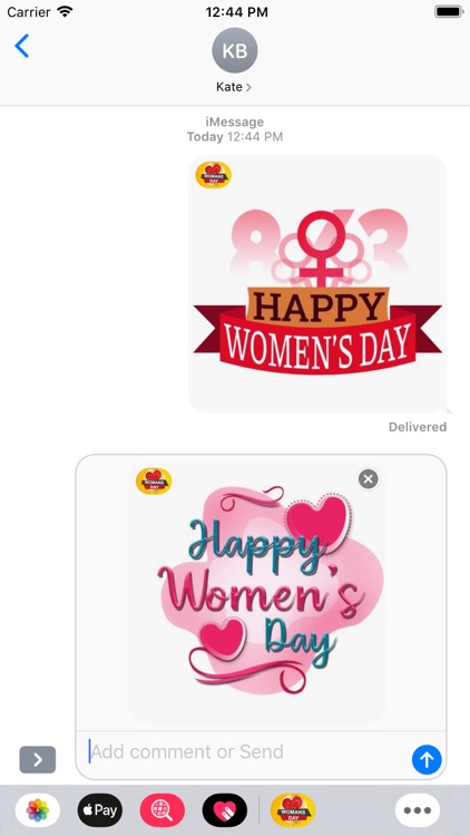 Happy Women Day Stickers