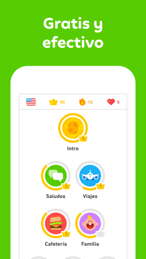 Duolingo captura de pantalla 2