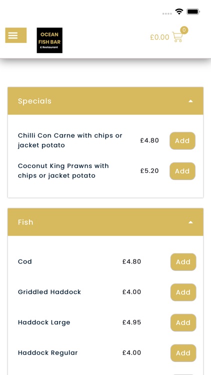 Ocean Fish Bar Cleethorpes