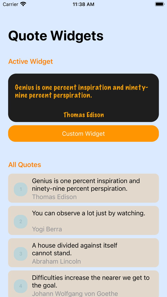 Quote Widgets - Daily quotes
