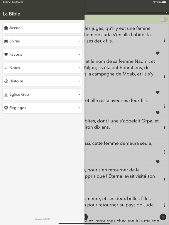 La Bible français- (Ostervald) screenshot 4