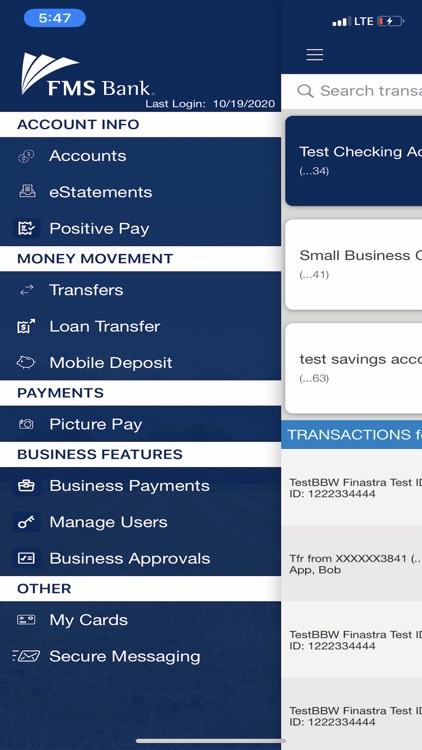 FMS Bank Mobile Business