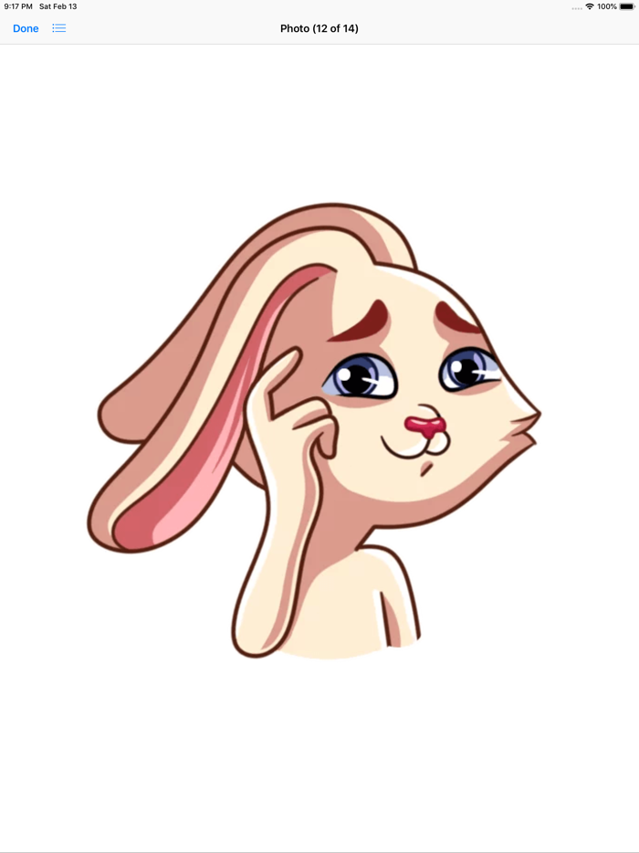 Gentle Rabbit Stickers Pack