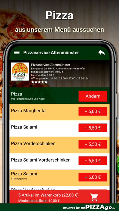Pizzaservice Altenmünster screenshot 6