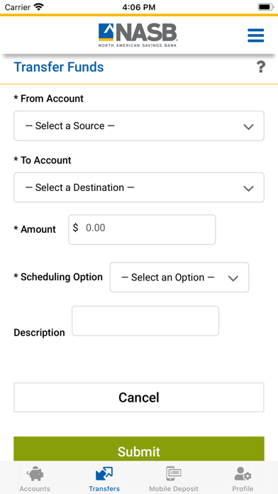 How to cancel & delete NASB North American Savings Bank from iphone & ipad 4