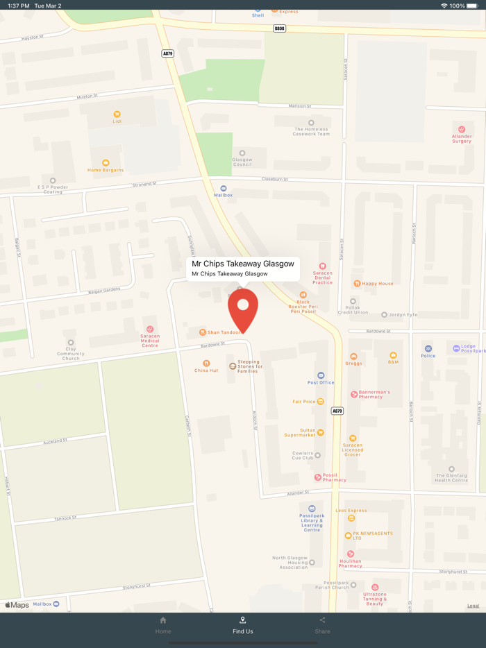 Mr Chips Takeaway Glasgow