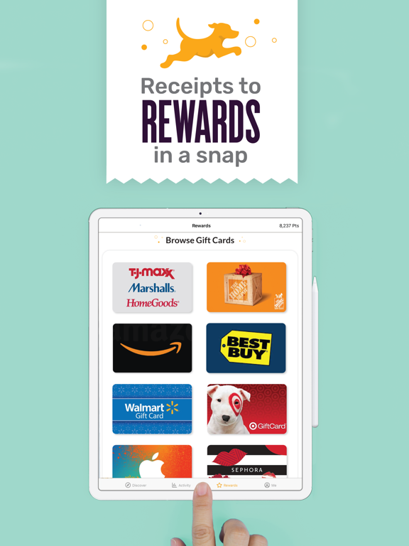 iPad Image of Fetch Rewards: Shop Snap Save